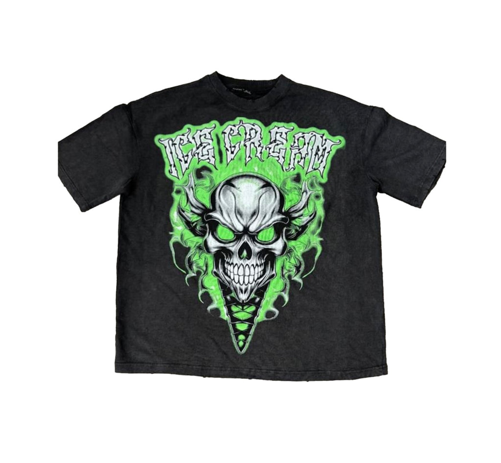 ICE CREAM SKULL TEE