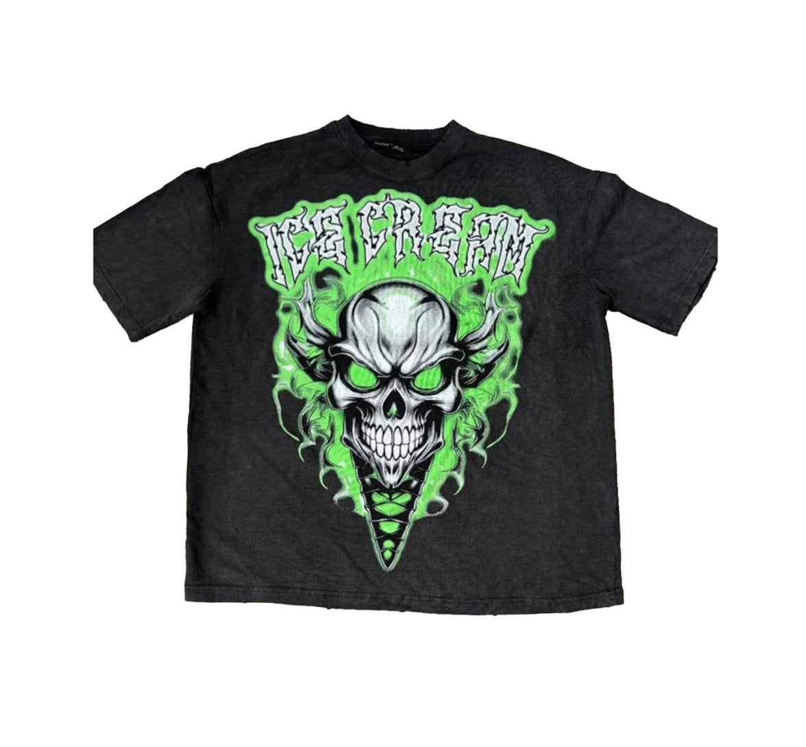 ICE CREAM SKULL TEE
