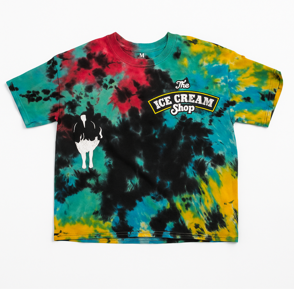 Ice Cream Shop Tie-Dye Tee